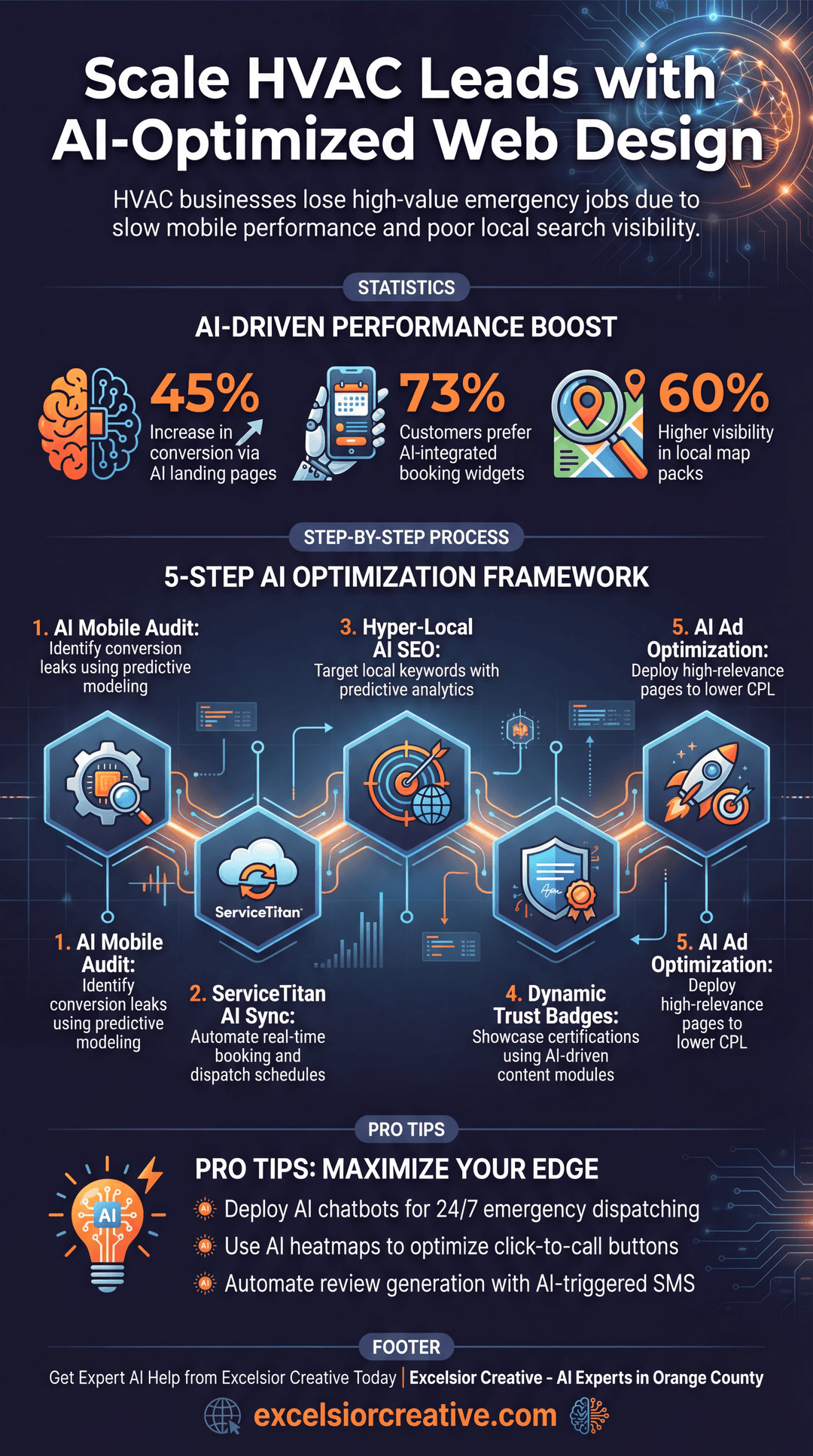 HVAC Infographic | Excelsior Creative