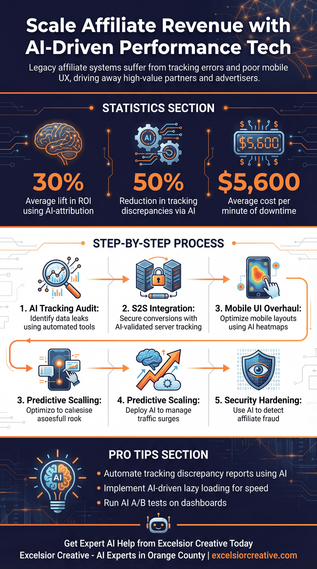 Affiliate Marketing Agency Infographic | Excelsior Creative