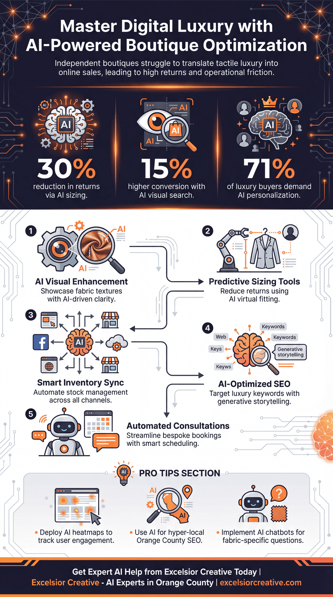 Clothing Boutique/Tailor Infographic | Excelsior Creative