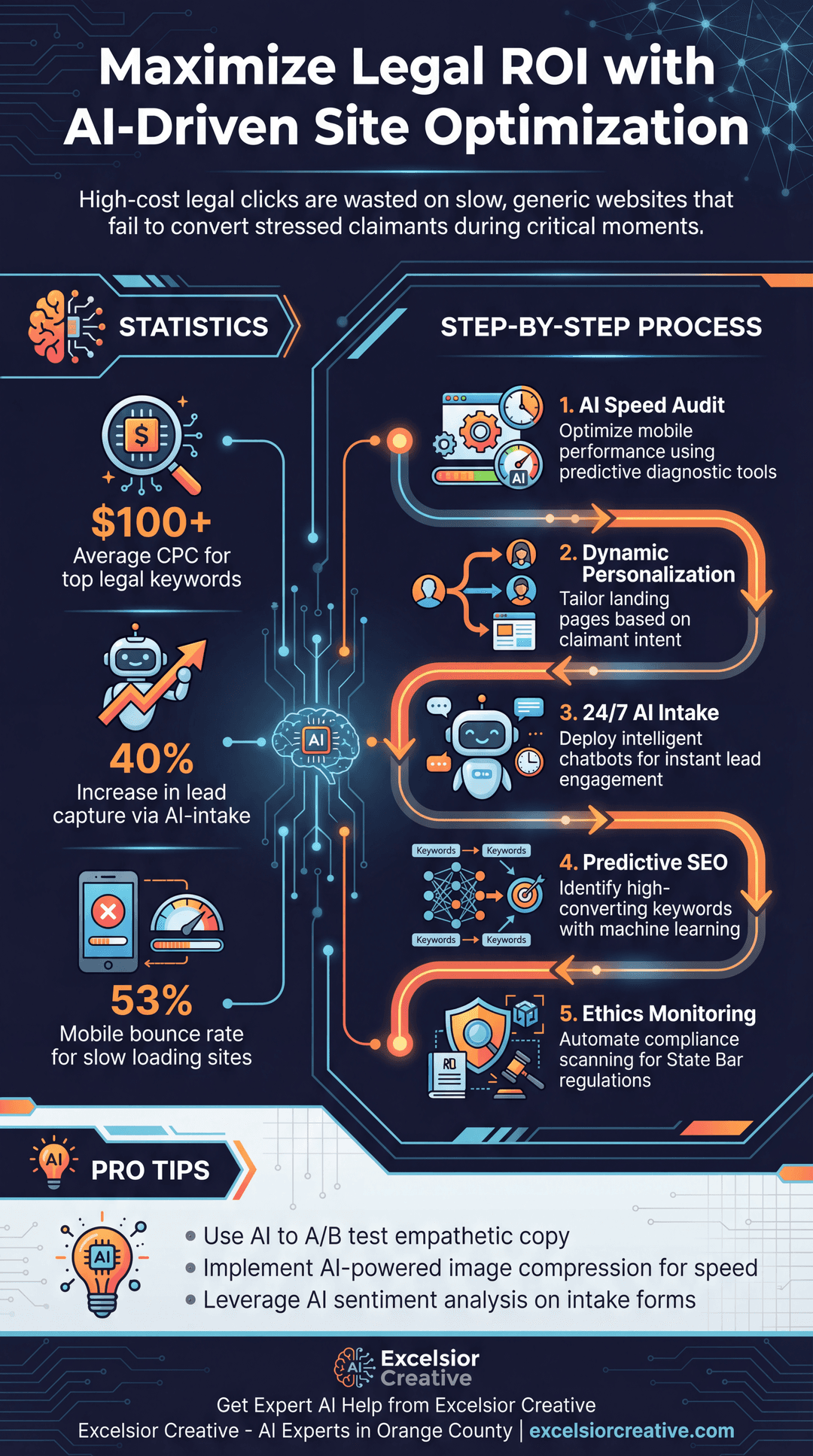 Compensation Lawyer Infographic | Excelsior Creative