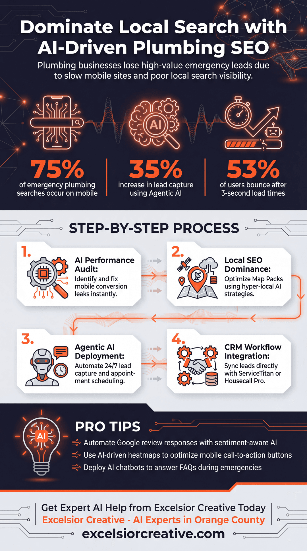 Plumber Infographic | Excelsior Creative