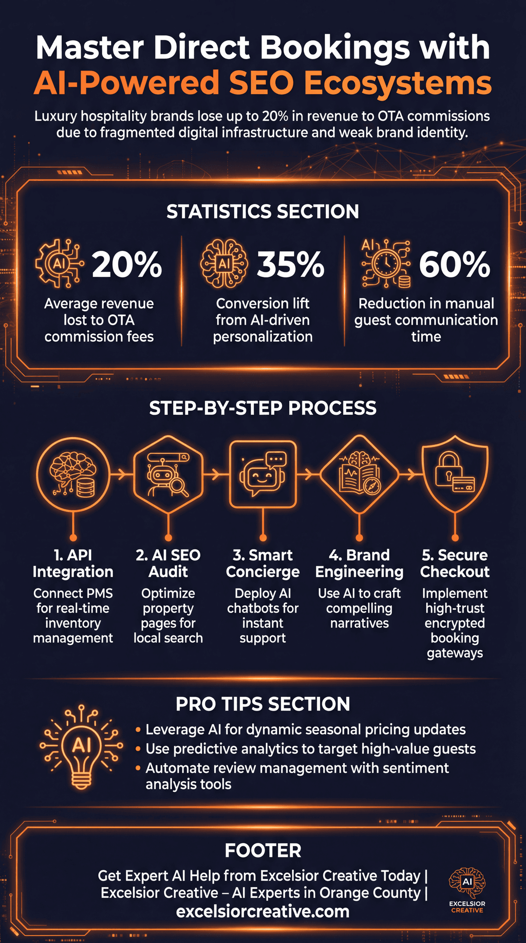 Short-Term Rental Management Infographic | Excelsior Creative