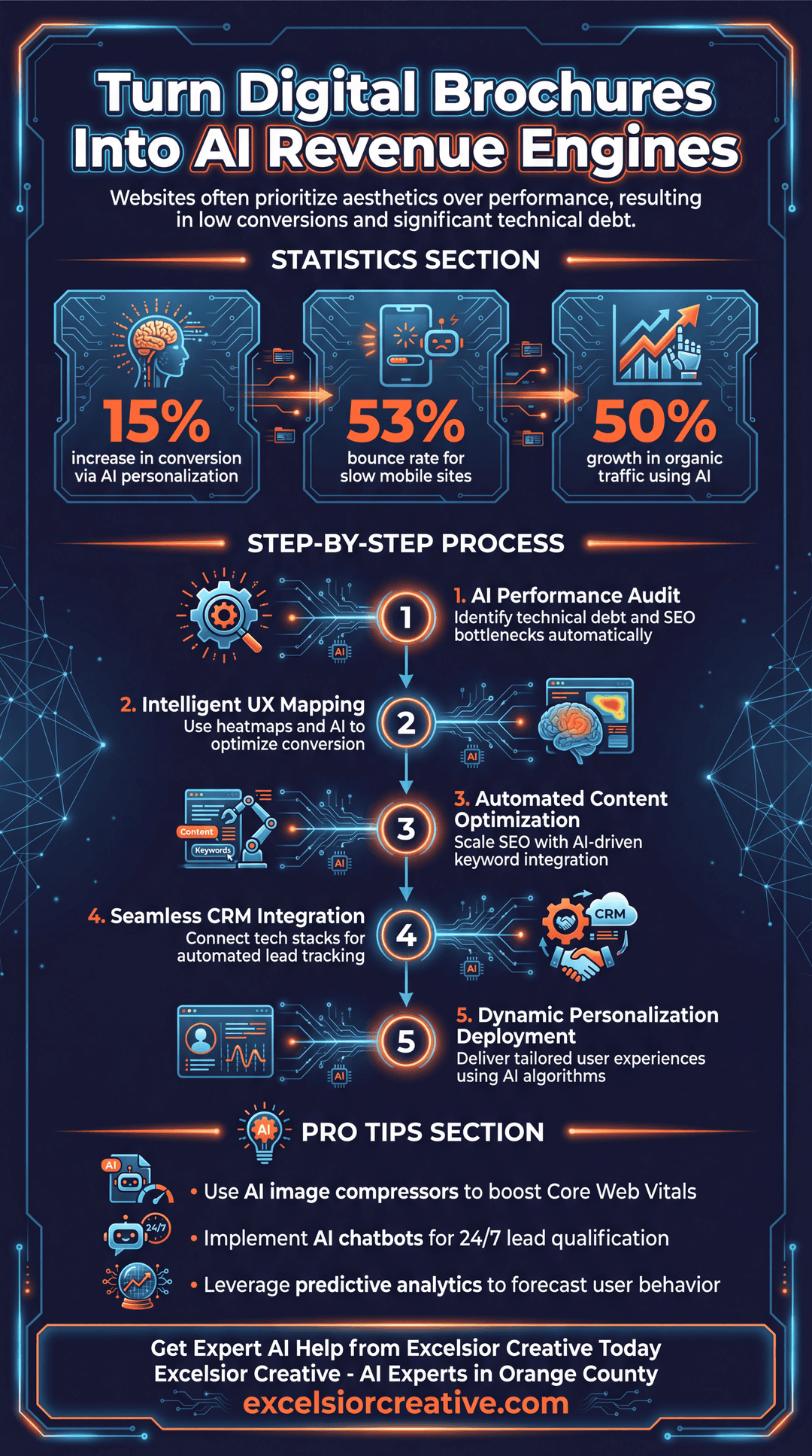 Web Designer Infographic | Excelsior Creative