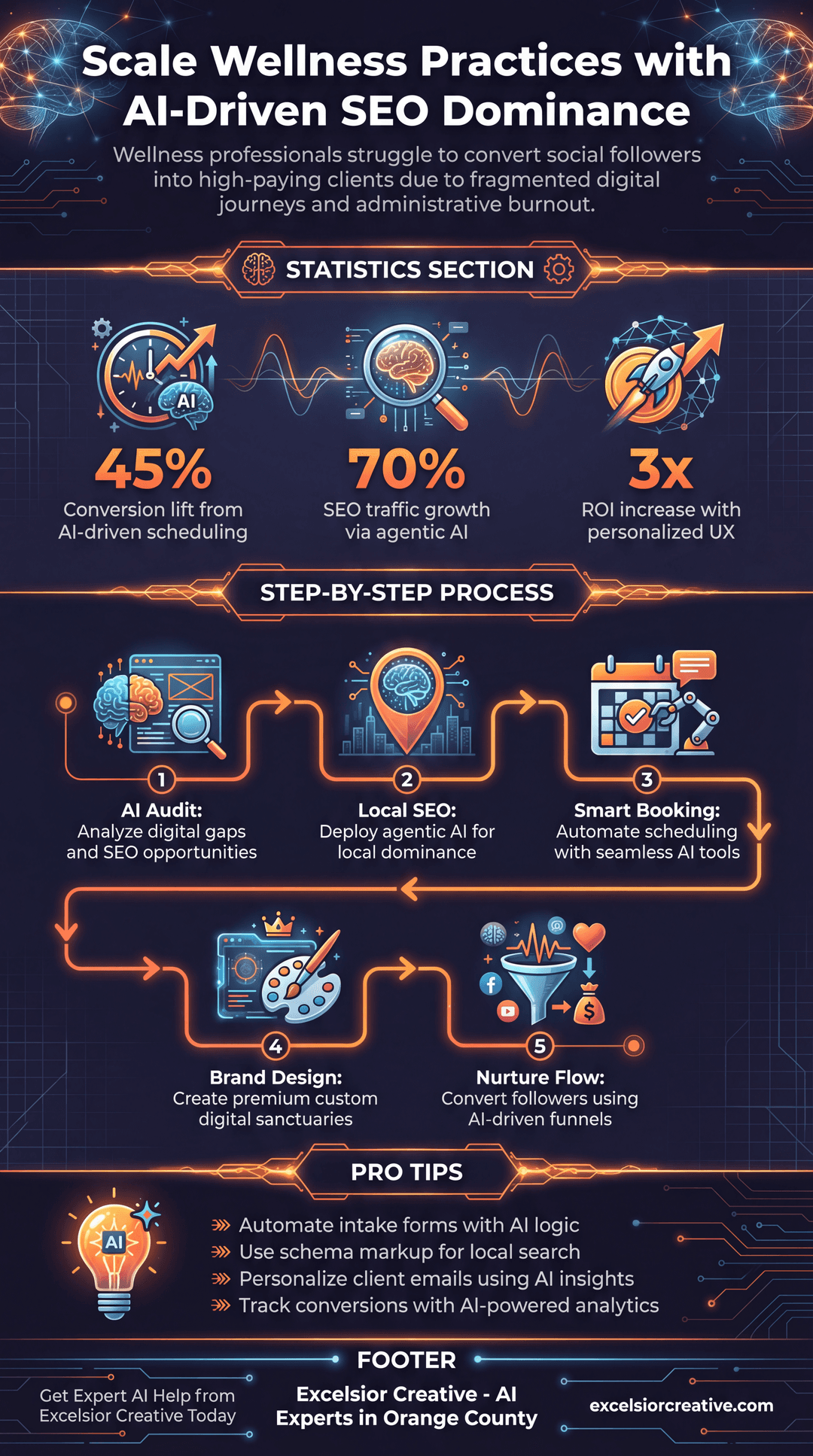 Wellness Coaching Infographic | Excelsior Creative